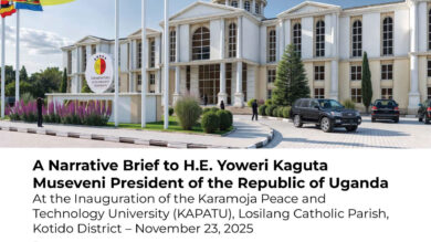REPORT: Narrative Brief to H.E. Yoweri Kaguta Museveni on Inauguration of KAPATU